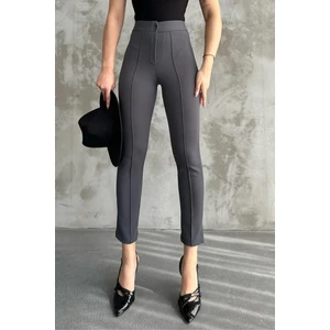 Paw Garage Kadın Diane Yüksek Bel Toparlayıcı Likralı Dar Paça Çimalı Kumaş Pantolon