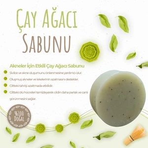 2 Adet Akneler İçin Etkili Çay Ağacı Sabunu Avantajlı Paket