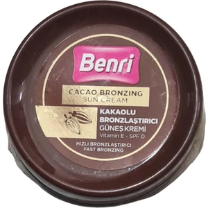 Kakao Yağlı Bronzlaştırıcı Krem 100 ml