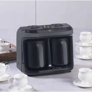 Türk Kahve Makinesi, Közde ve Aromalı Türk Kahvesi, Aynı Anda 2 Cezve Kullanımı 10 Fincan Kapasite + Onerous Mutfak Tartısı