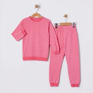 Çiçekli Çocuk Pijama Takımı 3-7 Yaş