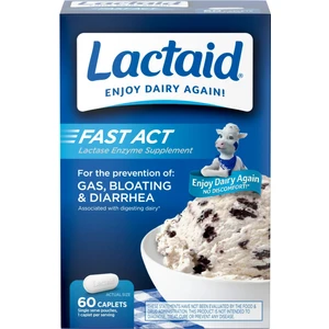 Fast Act Lactase Enzyme Supplement 60 Tablet