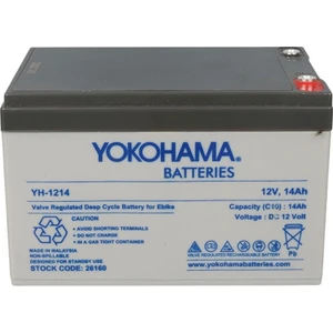 YH-1214 12 Volt - 14 Amper Elektrikli Bisiklet Aküsü (150 x 95 x 98 mm)
