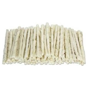 Köpek Beyaz Burgu Çubuk Ödül ve Çiğneti Kemiği 12 cm 2x25= 50 li