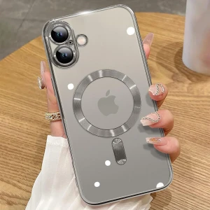 MMP Shop Apple iPhone 16 Kılıf Magsafe Özelilkli Kamera Lens Koruma Özellikli Kilif