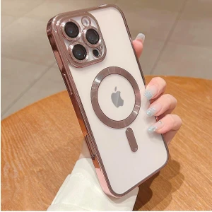 MMP Shop Apple iPhone 16 Pro Max Kılıf Magsafe Özelilkli Kamera Lens Koruma Özellikli Kilif