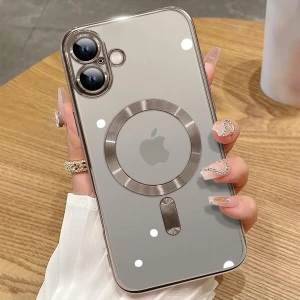 MMP Shop Apple iPhone 16 Kılıf Magsafe Özelilkli Kamera Lens Koruma Özellikli Kilif