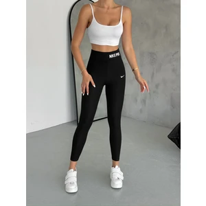 Lady Rose Kadın Siyah Tayt