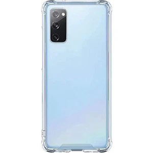 Caseworld Samsung Galaxy S20 Fe Kapak Kamera Korumalı Airbag Antishock Köşe Korumalı Şeffaf Silikon Kılıf