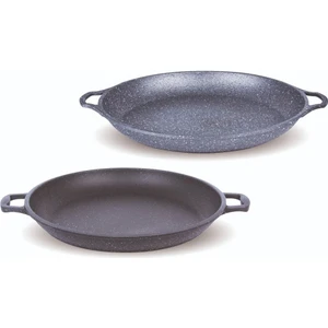 Döküm Kavurma ve Gözleme Tenceresi Çift Kulplu 36CM Siyah- G3021SYH