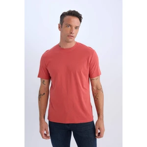 %100 Pamuk New Regular Fit Bisiklet Yaka Basic Düz Kısa Kollu Tişört V7699AZ25SP