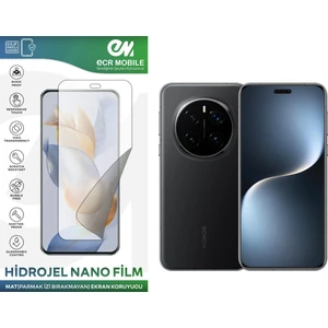 ECR MOBILE Honor Magic 7 Pro ile Uyumlu Hidrojel Nano Ekran Koruyucu Film Mat(Tempered Cam Değildir!)