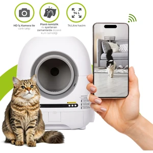 Akıllı Kedi Tuvaleti Pro - Kameralı