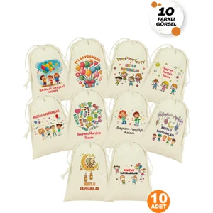 Bayram Harçlığı Kesesi (10 Adet)  | 12X16 cm