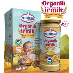 Organik Bebek İrmiği 330 gr - Organik İrmik 330 gr - İrmik 330gr