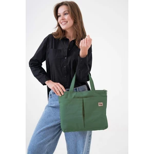 Çınar Bez Çanta Çapraz Mint Yeşili Kanvas Çanta Pl