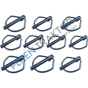 Peren Traktör Tüm Traktörlerle Uyumlu Yaylı Pim 8mm - 10'lu