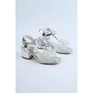 Moda Lime Topuklu Kız Çocuk Ayakkabısı Kız Çocuk Düğün Ayakkabısı Kız Çocuk Abiye Ayakkabı Yeni Sezon Topuklu