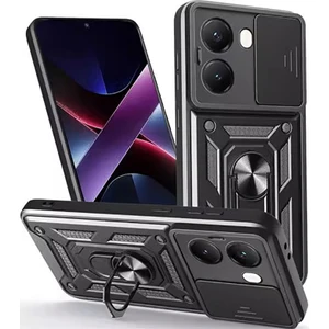 Poco X7 Pro Zırh Kamera Koruması Cep Telefonu Kılıfı (Yurt Dışından)