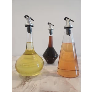 3'Lü Set Yağdanlık 600 Ml - Sirkelik 500 Ml - Limonluk 400 Ml