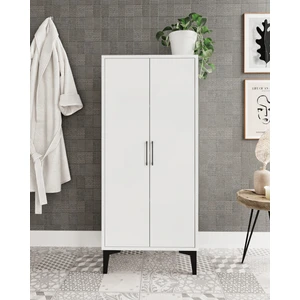 Viyana 2 Kapaklı Banyo Dolabı Çok Amaçlı Tamamı Mdf Beyaz
