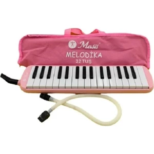 32 Tuş Melodika Çantalı Pastel Renk