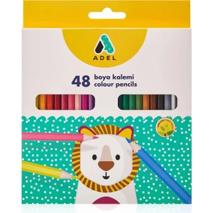 Karton Kutu Kuru Boya Kalemi 48 Li Tam Boy