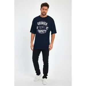 Alexander Gardi Baskılı Oversize T-Shirt (E23-0046 01)