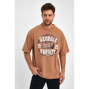 Alexander Gardi Baskılı Oversize T-Shirt (E23-0046 01)