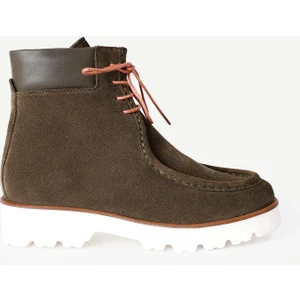 Yumuşak Bağlı Deri Bot