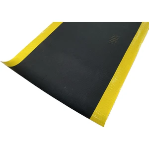 Yalıtkan Paspas 3mm 20 Kv Izole Halı Siyah Sarı Şeritli Elektrik Pano Önü Yalıtkan Paspas Isg Paspası