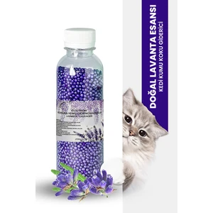 Kedi Kumu ve Tuvaleti Koku Giderici Granül, Lavanta Ferahlatıcı Etkili, Kokusuz Tuvalet Için, 250ML