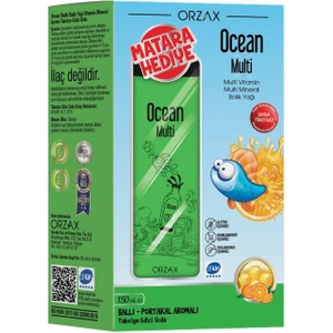 Ocean Multi Balık Yağı Şurup 150 ml Matara Hediye