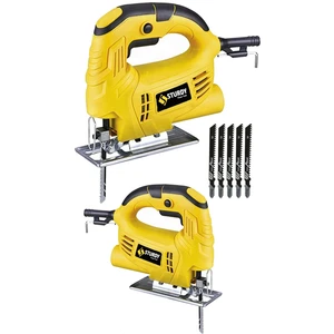 550 W Bakır Sargı Çelik Şanzıman 6 Kademe Devirli Dekupaj Testere Makinesi 5 Adet Uç HK-JS550W
