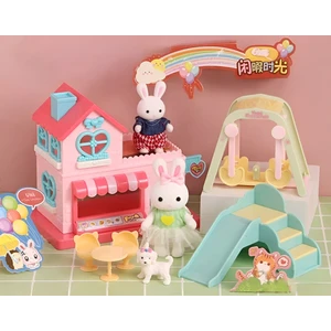 Bay Dreamy Mi̇ni̇ Tavşan Kaydıraklı Park Oyun Seti̇