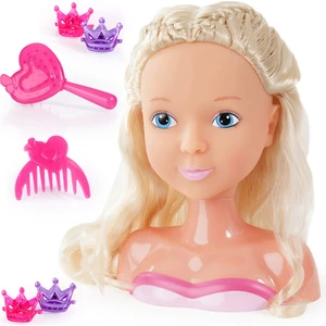 Prenses Bebek Saç Tasarım Büstü 19 cm