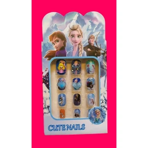 Elsa Çocuk Takma Tırnağı 1 (Oyuncak Süslemeli)