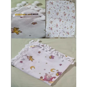 Babe Lucia Müslin Bebek Örtüsü 90 x 90 cm   Doğal ve Yumuşak!