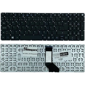 Acer ile Uyumlu Aspire 3 A315-21-62BK, 3 A315-21-695M Notebook Klavye Siyah Tr