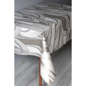 Elyaf Silinebilir Pvc Muşamba Masa Örtüsü 1251-1 Metalikçizgi