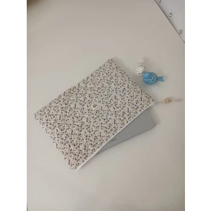 Krem Papatya Desenli Tablet Kılıfı 13-14 İnç