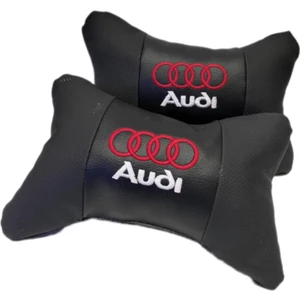 Otomobil-Araç Audı Marka Işlemeli Boyun Yastığı