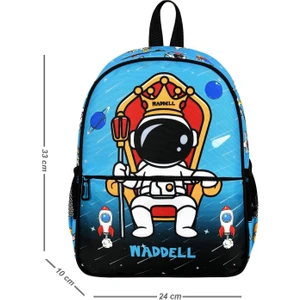 Astronot Desenli Anaokulu Kreş Sırt Çantası 24112