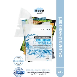 Natural Moisture Sheet Mask - Tüm Ciltlere Uygun Cilt Bakım Kağıt Maske Seti 8'li