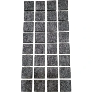 Emirhan Nalbur 32 Adet Yapışkanlı Sandalye, Masa, Koltuk Altı Parke Koruma Keçesi, Kare , 25 mm