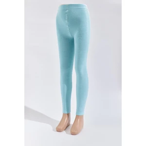 Içi Havlu Çocuk Tayt Turkuaz