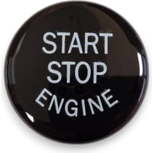 Bmw 3 Serisi E90 2005-2011 Start Stop Basma Düğmesinin Kapağı Siyah