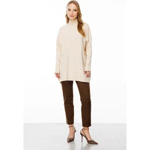 Yarım Balıkçı Triko Tunik-Ten