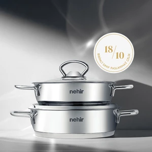 Silver 4 Parça Paslanmaz Çelik Sahan Seti (18-20 Cm)