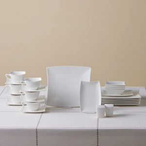 Perfect White 32 Parça 6 Kişilik Porselen Kahvaltı/Servis Takımı